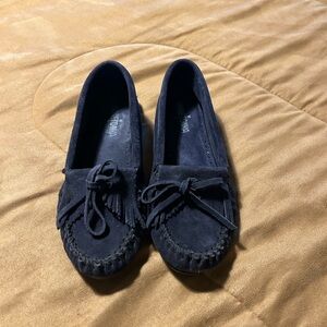 Minnetonka Women's Moccasins - Dark Blue